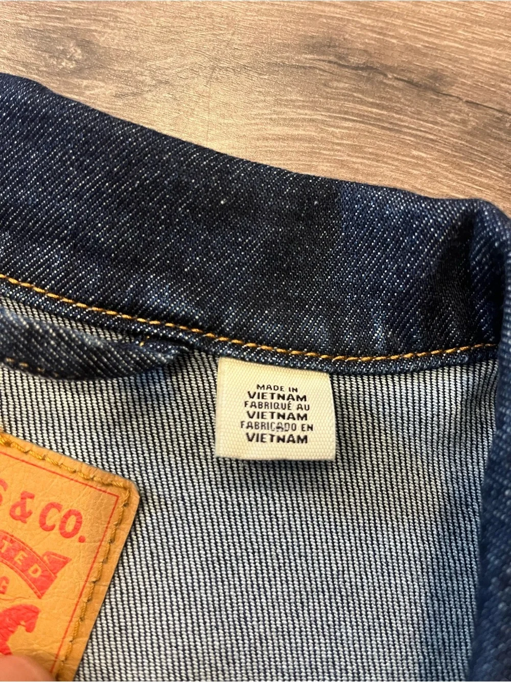 Levi's Indigo Blue Denim Jacket - Classic Trucker Style